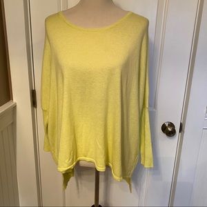 FRESH PRODUCE SWEATER TUNIC YELLOW XS/S BOATNECK